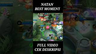 Solo Rank Natan Best Moment  #shorts #youtubeshorts #mobilelegends #mlbb