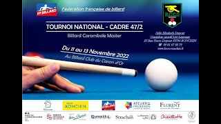 Tournoi Cadre 47/2 Masters - Qualifications - Xavier GUERIN / Alain SOUDAY [150]