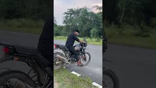 Himalayan 411cc bike socker test😈🤪 #shortsviral #shorts #shortsfeed #ytshorts #himalayan411cc