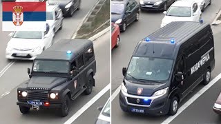 Gendarmerie Convoy on Highway