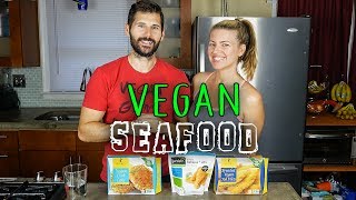 Vegan Seafood Taste Test  |  Trying Vegetarian Seafood!