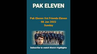 #Pak #Eleven #Match #Schedual