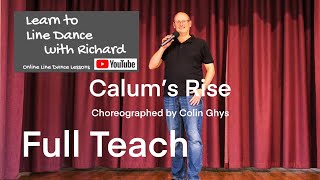 BEGINNER LINE DANCE LESSON 130 - Calum’s Rise - Part 1 - Full Teach