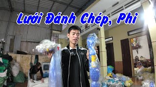 Video số 181 | Lưới Đánh Cá Chép, Cá Phi || Cao 1m5 x 90m x 8cm sợi 0.15