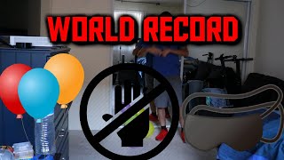 World Record | Fastest Time To Pop 3 Balloons