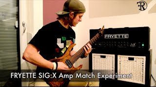 BIAS Desktop - FRYETTE Sig:X Amp Match Experiment