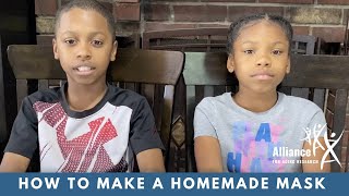 Kevin and Kaidyn Show You How To Make A Homemade Mask