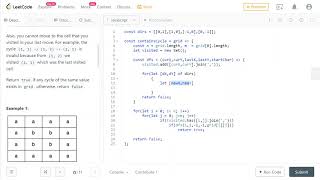 LeetCode 1559. [HARD] Detect Cycles in 2D Grid