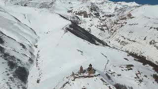 Kazbegi/ Gergeti trinity church by DJI Mini 3 pro