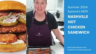 Epicure's Nashville Hot Chicken Sandwich