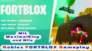 02 Lustiges Fortblox Roblox Gameplay mit MaximalKing und Nils Sistorian 😀 Letsplay deutsch 😀