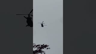 Chinook helicopter flying over Seattle Washington #chinookhelicopter #usa #military #seattle