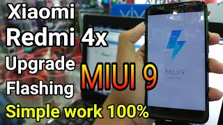 Cara Flash/Instal/Upgrade MIUI 9 Xiaomi Redmi 4x Terbaru 2017 Tanpa UBL