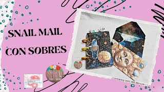 SNAIL MAIL CON SOBRES - SOBRES CON PUNCH BOARD - CERECITAS ARTE Y SCRAP #scrapbooking #snailmail