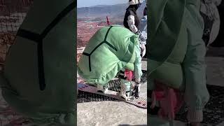 I caught a turtle on the hill!!😍😍 #snowboard #ski #rollerskate #skateboard #turtleprotector