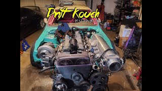 Passion express through machine! q45 drift build progress