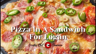 Crazy Easy Pizza In A Sandwich Press - Game Changer!