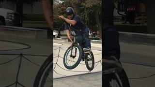 BMX Barspin 180 Disaster 180 Tailtap Skatepark Sesh #bmx #bike #shorts