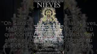 Frases de Santos - Santísima Virgen de las Nieves - #amor #frases #santo #fe #vidasdesantos