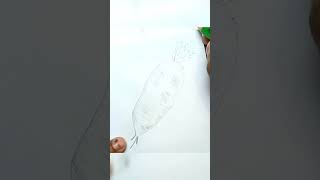 Easy and Simple Radish Drawing With Pencil Color