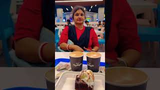 Hot Coffee With Brownie Ice cream #shorts #ashortaday #mylifestyle #lifestylevlogger #foodie #viral