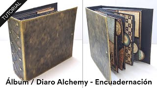 Súper Tutorial: Álbum / Diario Alchemy 🦋🔮✨ Encuadernación