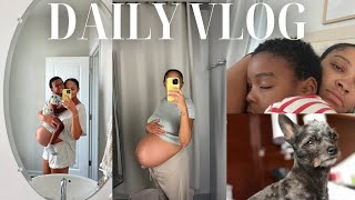 my last few days of pregnancy, fam night out & very sad news | VLOG