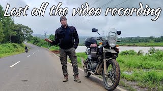 Panshet ride went wrong | Khadakwasla Dam & around | Weekend solo ride | GoPro SD card error