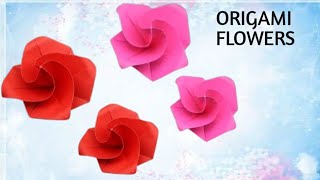 Origami Rose Blooms: Beauty of Origami Flowers! 💐 #viral #viralvideo