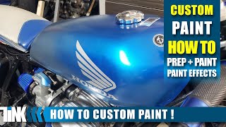 Custom Painting a Motorcycle Fuel Tank #motorcyclepainting