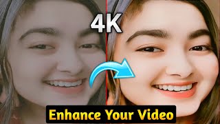 How to Convert Normal Video to 4k Ultra HD in Mobile | How to Enhance Video Quality | Rakib Tech BD