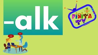 Word Family "alk" phonics for kids