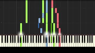 Shrek Theme Song - Hallelujah (Slow version) [Piano Tutorial] (Synthesia)