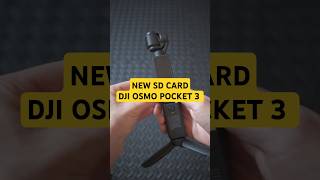 New SD Card Problem in Osmo Pocket 3 #dji  #pocket3  #gimbal #osmopocket