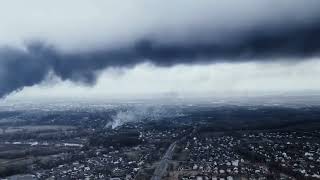 ⚡В сети появилось видео из Чернигова, который вчера обстреляли войска РФ