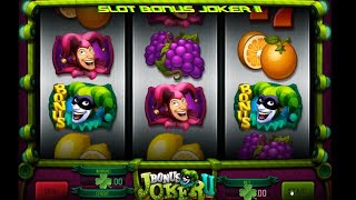 🃏🃏 Slot BONUS JOKER II 🃏🃏 Jeu de machine à sous de casino en ligne 🃏🃏