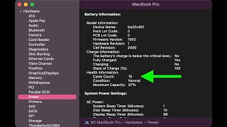 How to Check Your MacBook Battery Cycles in MAC OS Ventura (2023)