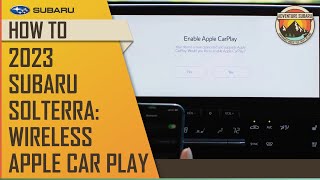 Subaru How To: Apple CarPlay, Wireless - 2023 Subaru Solterra