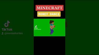 Minecraft dancing money #shorts