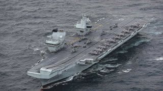 Drone shot down over British aircraft carrier in Sweden - News Military Update _ NMU