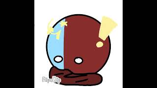 `Lil Ukraine shows their drawing to their brother`CountryBalls`| #edit #countryballs #flipaclip