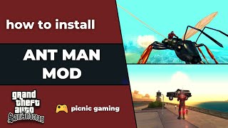 How to install Ant Man Mod for Gta Sa | Ant Man Mod by In45do | Gta San Andreas Ant Man Mod