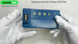 Replacement battery for Philips M5070A 9V 4.2Ah 3 cells