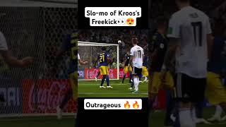 Kroos 🇩🇪👀 #kroos #germany #fifa #freekick #goal #wow #fyp #footballshorts #short #shorts #great