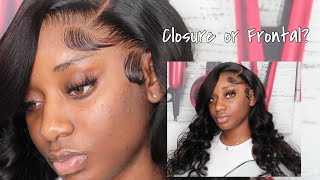 Make Your Closure Look Like A Frontal 🔥| Beginner Friendly + Updated Bald Cap Method ft Hurela Hair