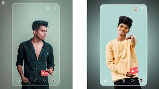 PicsArt- Pranava Pg Inspired photo editing | new Instagram profile frame photo editing