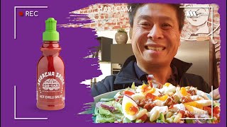 Aziatische salade met Sriracha | #samenkokenmetHan | Go-Tan