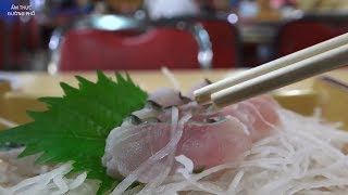 Ẩm thực đường phố Nhật Bản - sashimi cá vẹt | Parrot fish Sashimi Street Food in Japan