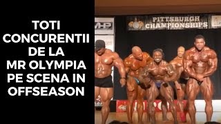 Concurentii de la Mr Olympia guest posing cu cateva luni inainte de concurs!