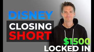 Closing Short Trade On Disney - DIS